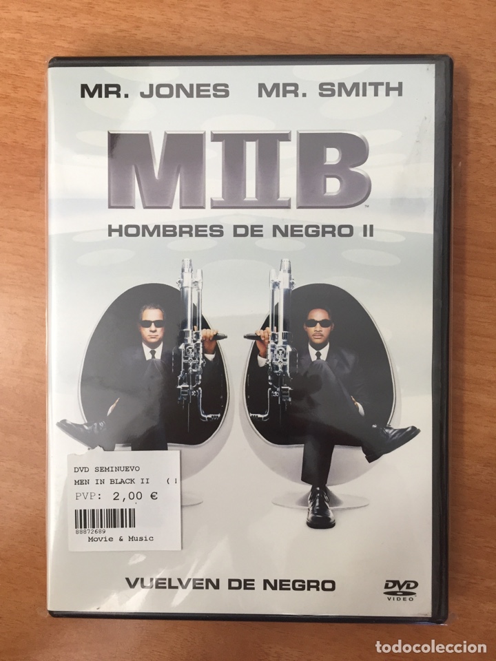 Cinema: S193 MIIB Hombres de negro II - DVD Seminuevo Perfecto estado