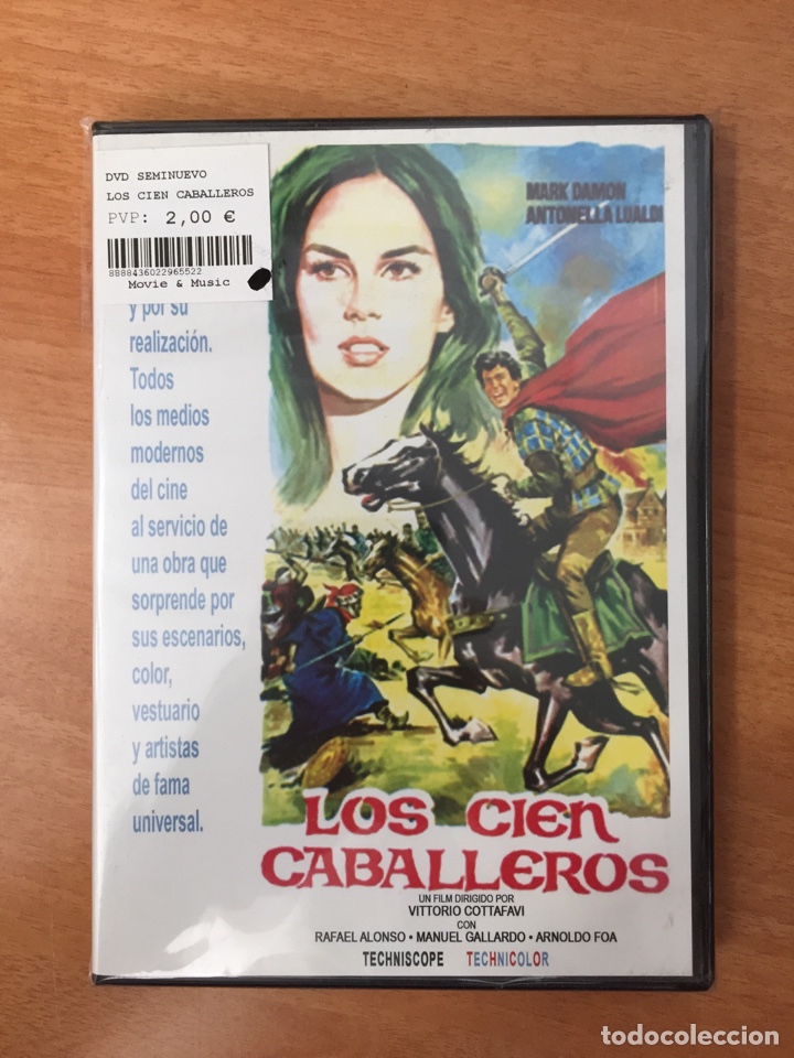 Cinema: S496 Los cien caballeros - DVD Como nuevo