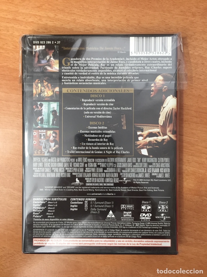 Cine: S496 Ray - DVD Como nuevo - Foto 2