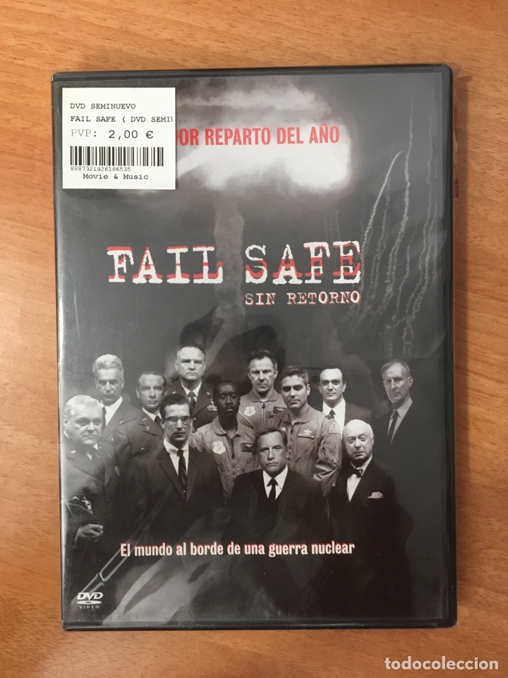 Cinema: S391 Fail safe sin retorno - DVD Como nuevo