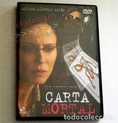 Cine: CARTA MORTAL - DVD PEL&Iacute;CULA SUSPENSE - AITANA S&Aacute;NCHEZ GIJ&Oacute;N - ALBERTO SAN JUAN CRIMEN ASESINO CORT&Eacute;S