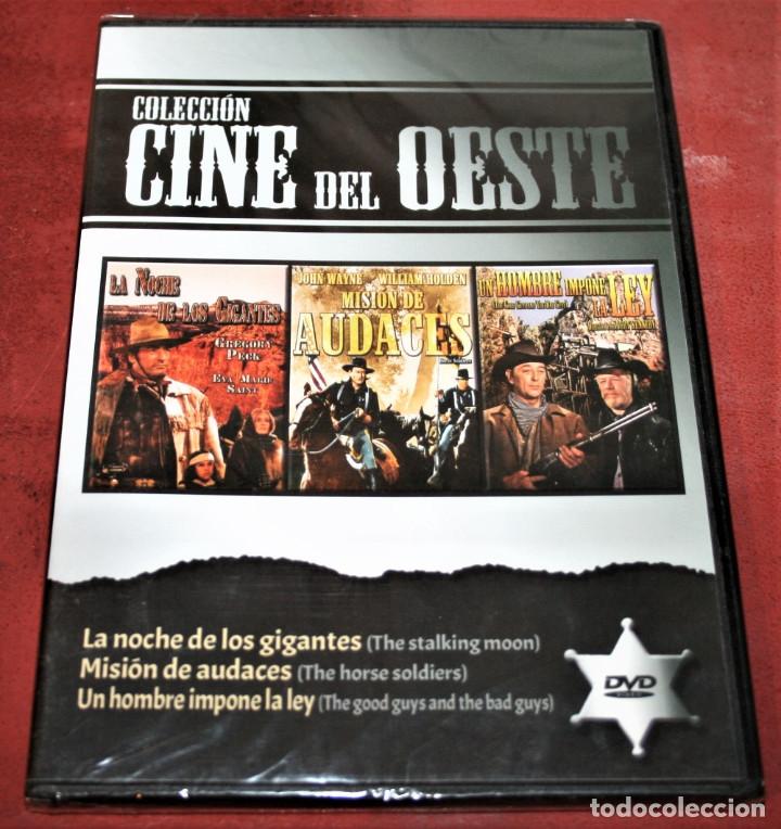 Cinema: DVD 3 PEL&Iacute;CULAS - LA NOCHE DE LOS GIGANTES / MISI&Oacute;N DE AUDACES / UN HOMBRE IMPONE LA LEY