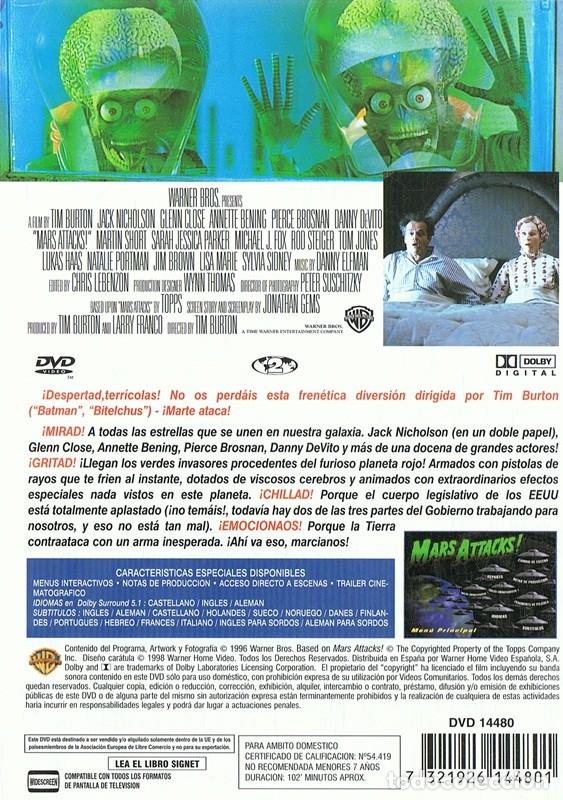 Cine: MARS ATTACKS!  JACK NICHOLSON & GLENN CLOSE - Foto 2