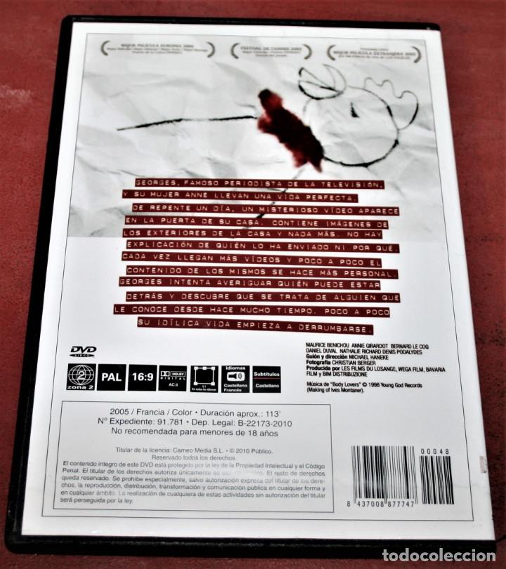 Cine: DVD - CACH&Egrave;, ESCONDIDO - 2005 - DIR. MICHAEL HANEKE - Foto 2