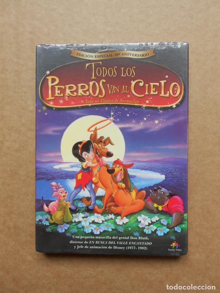 Cine: TODOS LOS PERROS VAN AL CIELO ED. 20 ANIVERSARIO DVD - PRECINTADO - NUEVO - RARO