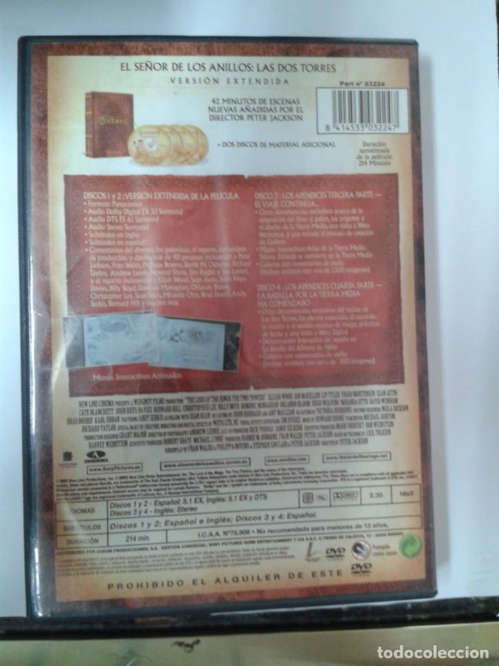 Cine: EL SE&Ntilde;OR DE LOS ANILLOS LAS DOS TORRES VERSION EXTENDIDA. - Foto 2