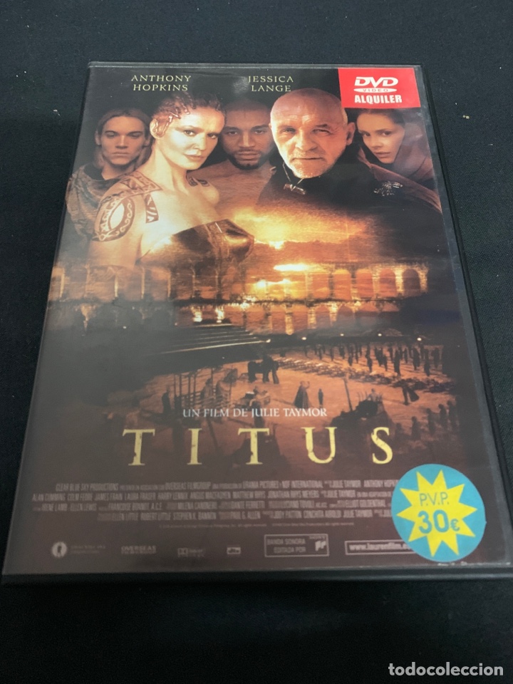 Kino: ( V107 ) TITUS - ANTONHY HOPKINS ( dvd procedente Videoclub )