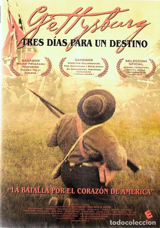 Cinema: GETTYSBURG TRES D&Iacute;AS PARA UN DESTINO