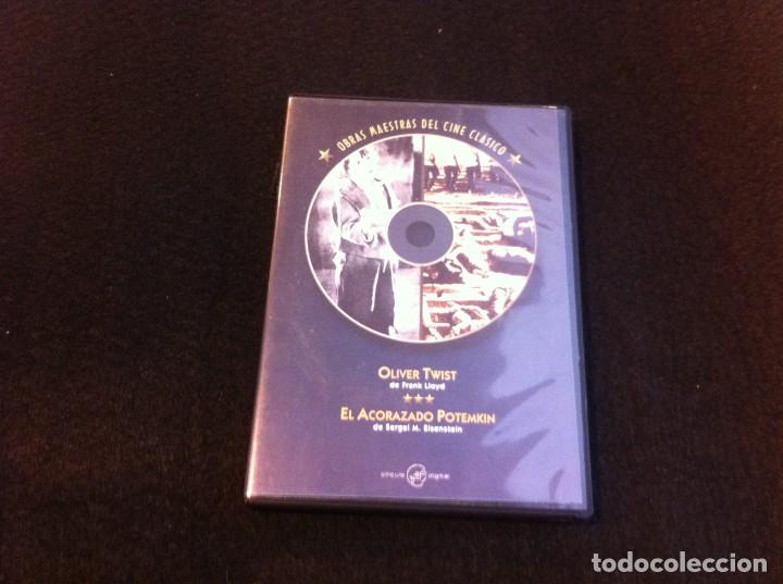 Cinema: PEL&Iacute;CULA DVD. OLIVER TWIST - EL ACORAZADO POTEMKIN  (PEL&Iacute;CULA PRECINTADA)