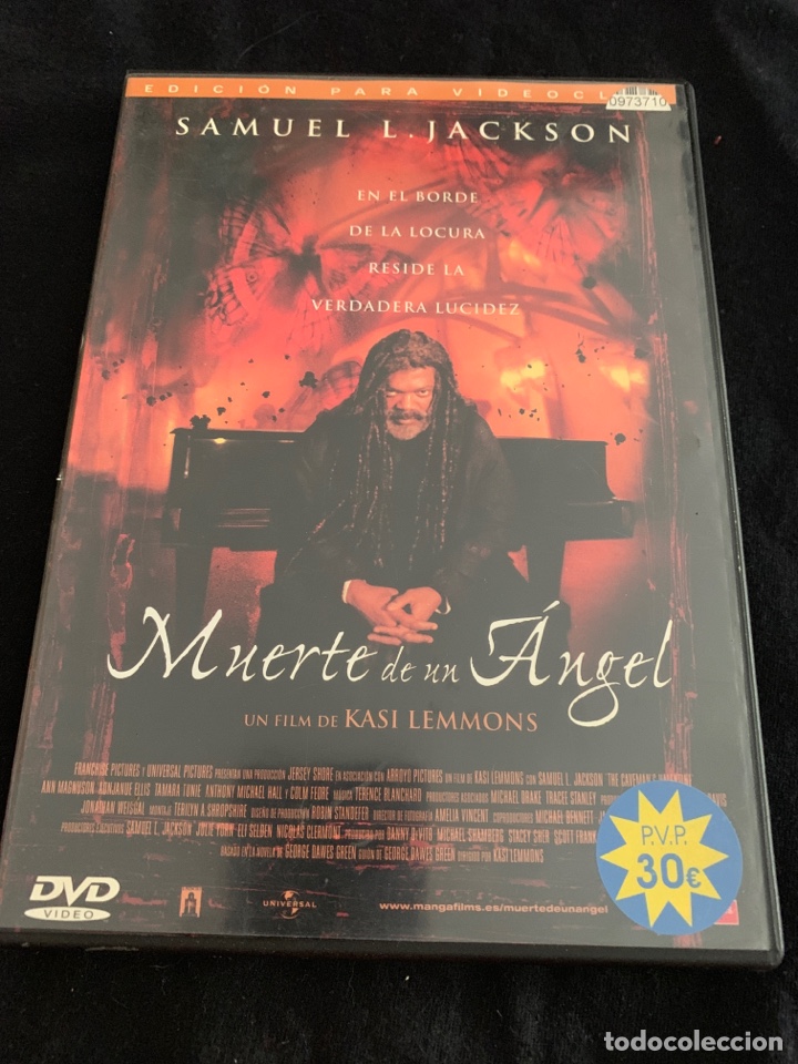 Kino: ( V108 ) MUERTE DE UN &Aacute;NGEL - SAMUEL L JACKSON ( dvd procedente Videoclub )