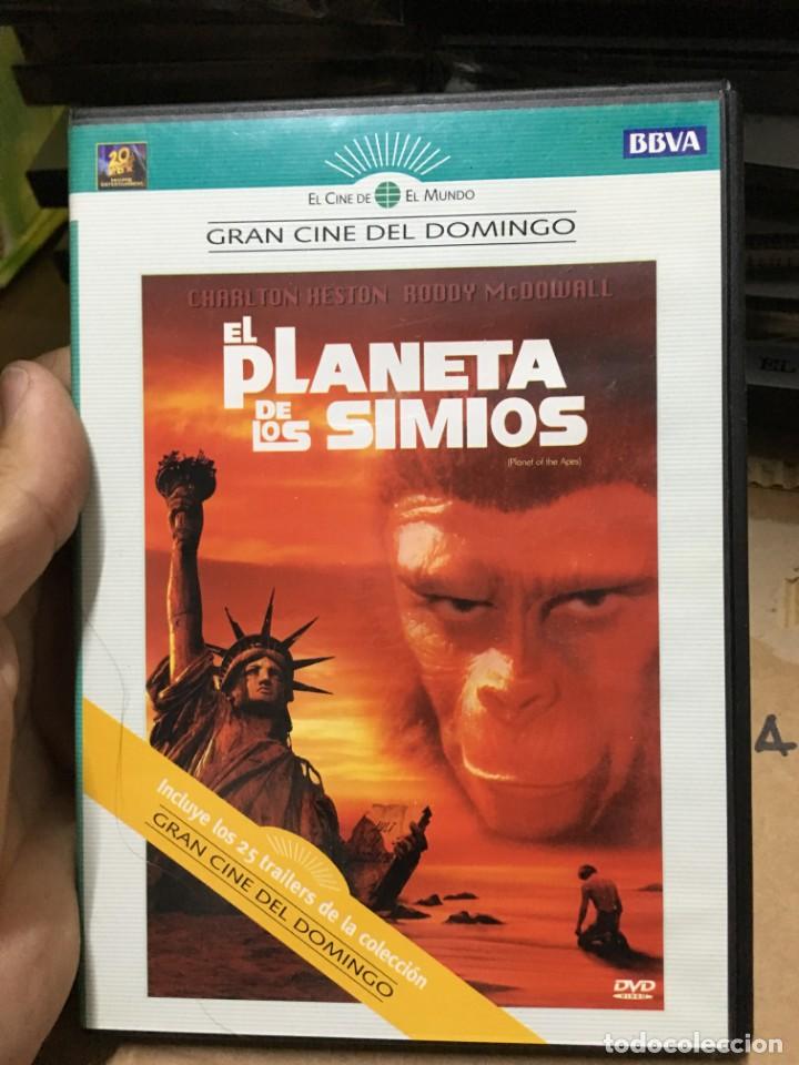 Cine: DVD PELICULA EL PLANETA DE LOS SIMIOS - Foto 1
