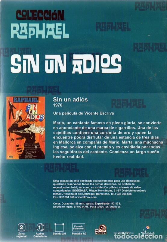 Cine: SIN UN ADI&Oacute;S RAPHAEL - Foto 2