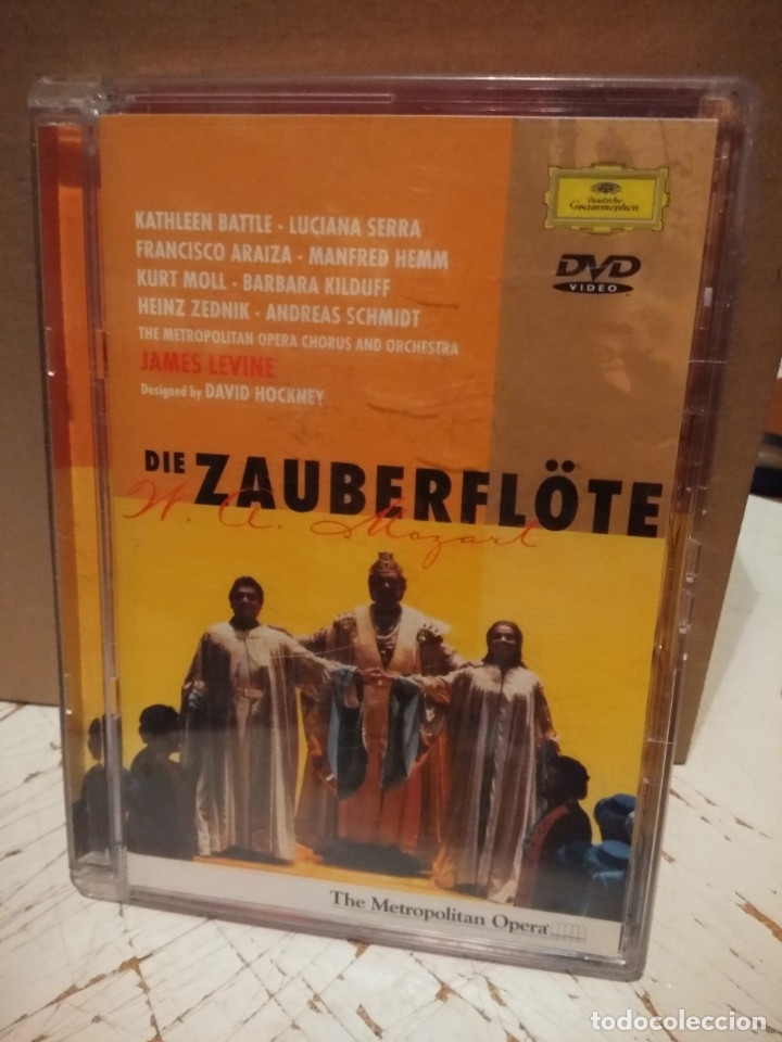 Kino: 4 DVD OPERA : DIE ZEUBERFLORE + IL TROVATORE + CARMEN + THE 3 TENORS PAVAROTTI & DOMINGO & CARRERAS