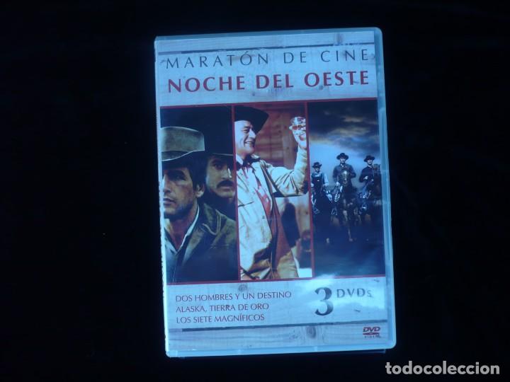 Cine: dos hombres y un destino + alaska tierra de oro y los siete magnificos - dvd casi como nuevo