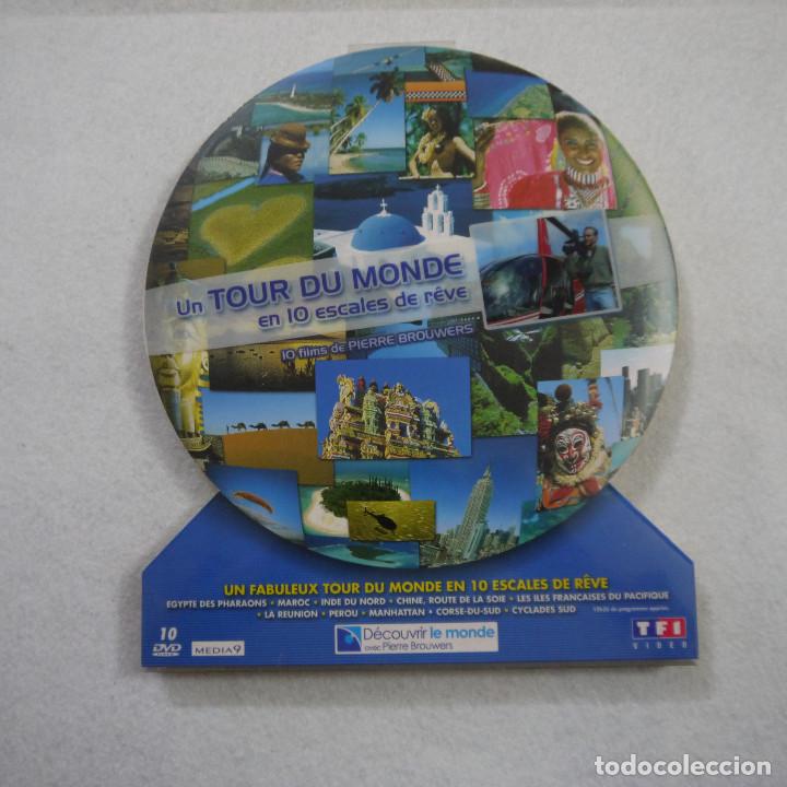 Cine: UN TOUR DU MONDE EN 10 ESCALES DE REVE/UN VIAJE ALREDEDOR DEL MUNDO EN 10 ESCALAS - 10 DVD - FRANCES