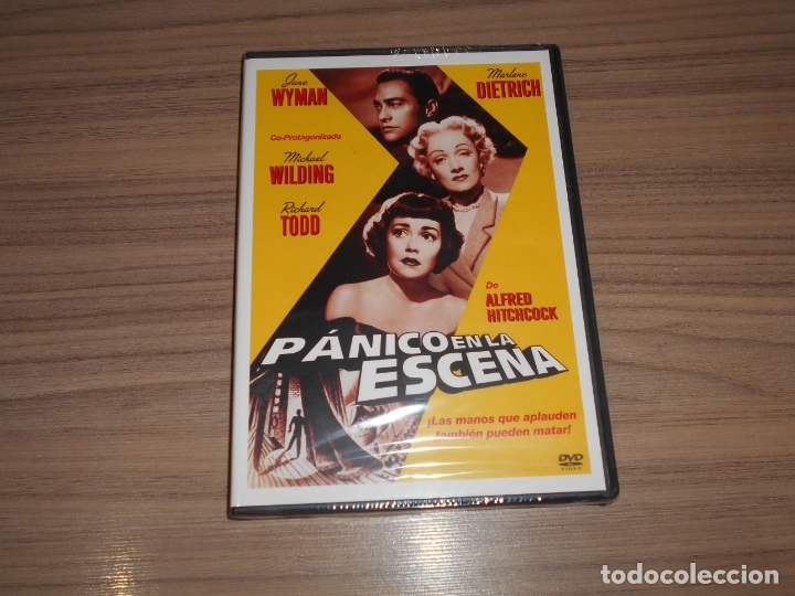Cine: PANICO en La ESCENA DVD Jane Wyman MARLENE DIETRICH Warner NUEVA PRECINTADA