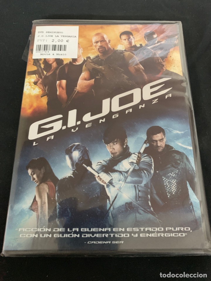 Cine: S156 G.I.JOE - LA VENGANZA ( dvd seminuevo )