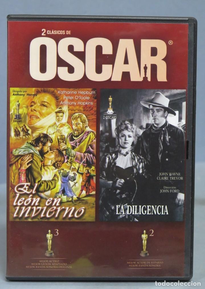 Cinema: DVD. EL LEON EN INVIERNO. LA DILIGENCIA. 2 GANADORES OSCAR