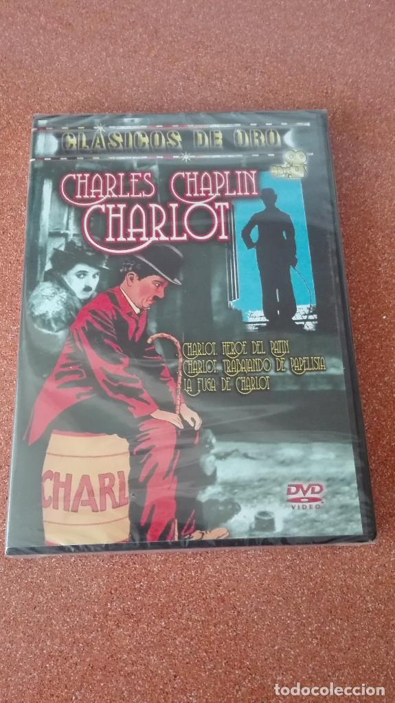 Kino: CHAPLIN CHARLOT HEROE DEL PAT&Iacute;N TRABAJADO DE PAPELISTA LA FUGA PRECINTADO M&Aacute;S DVD A LA VENTA