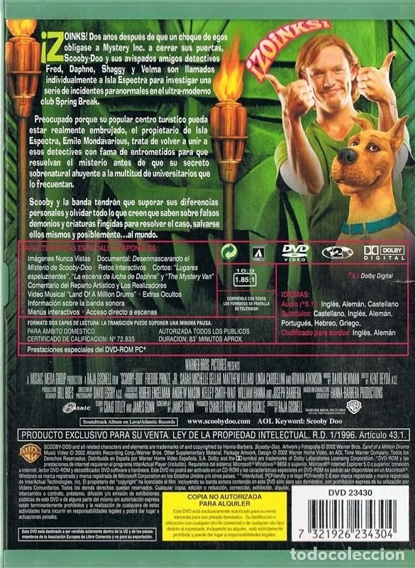 Cine: SCOOBY - DOO (FORMATO SNAPCASE) - Foto 2