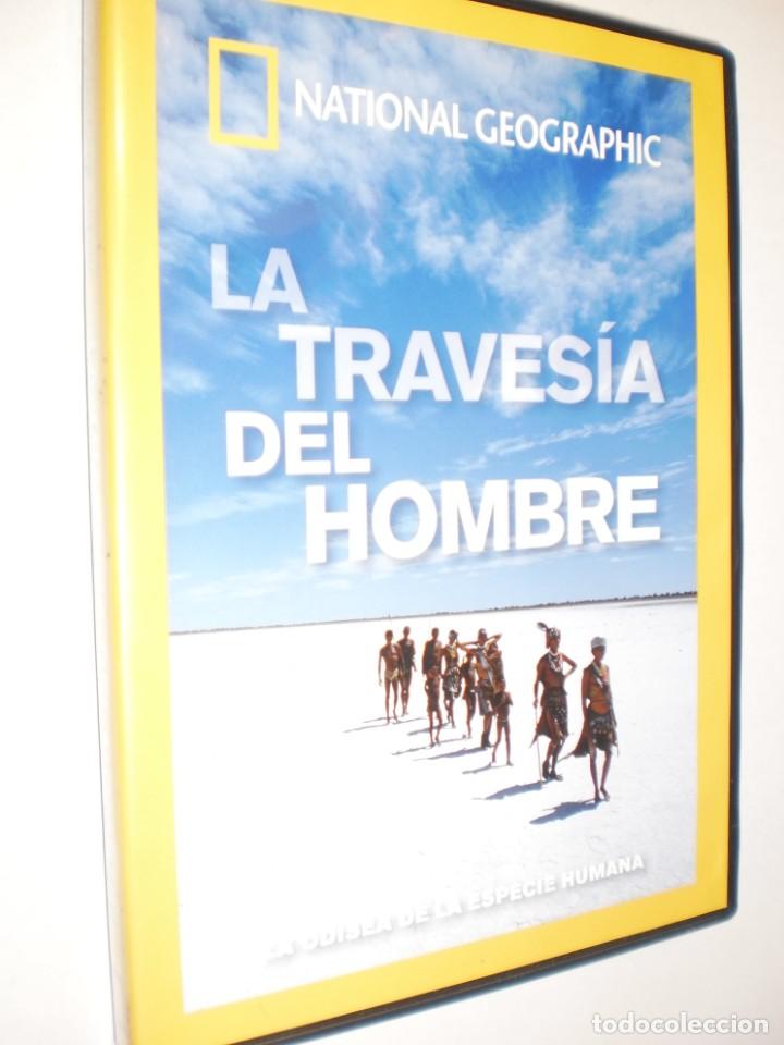 Cine: dvd la traves&iacute;a del hombre. la odisea de la especie humana national geographic 80 min ( seminuevo)