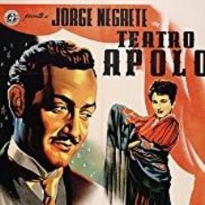 Cine: TEATRO APOLO - JORGE NEGRETE, MARÍA DE LOS ÁNGELES MORALES DVD NUEVO. Lote 339812063