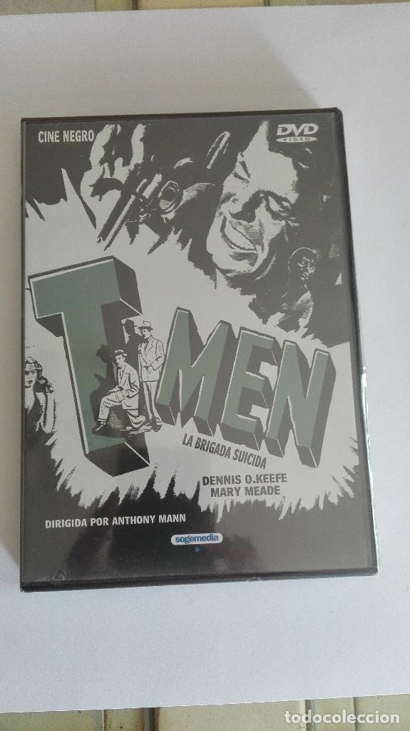 Cine: T MEN LA BRIGADA SUICIDA SOGEMEDIA B/n CINE NEGRO  DVD PRECINTADA NUEVA VER M&Aacute;S A LA VENTA