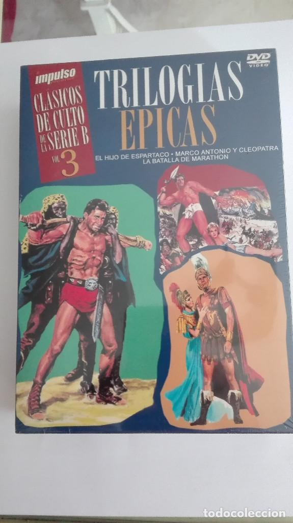 Cine: CLASICOS DE CULTO SERIE B TRILOGIAS EPICAS VOL.3 DVD NUEVO PRECINTADO M&Aacute;S A LA VENTA