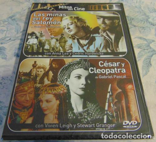 Cine: DVD - OBRAS MAESTRAS DEL CINE - LAS MINAS DEL REY SALOMON - CESAR Y CLEOPATRA - DE GABRIEL PASCAL