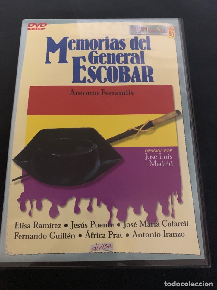 Cinema: ( S136 ) MEMORIAS DEL GENERAL ESCOBAR ( dvd segunda mano como nuevo )