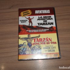 Cine: PACK TARZAN GORDON SCOTT 2 DVD LA GRAN AVENTURA + TARZAN LUCHA POR SU VIDA SEAN CONNERY PRECINTADA