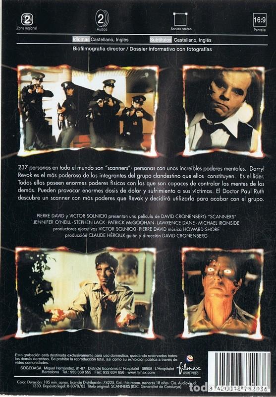 Cine: SCANNERS (DVD).............. - Foto 2