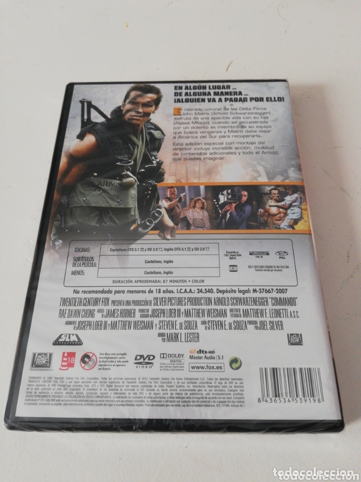 Cine: Commando dvd Nuevo a estrenar -45 - Foto 2