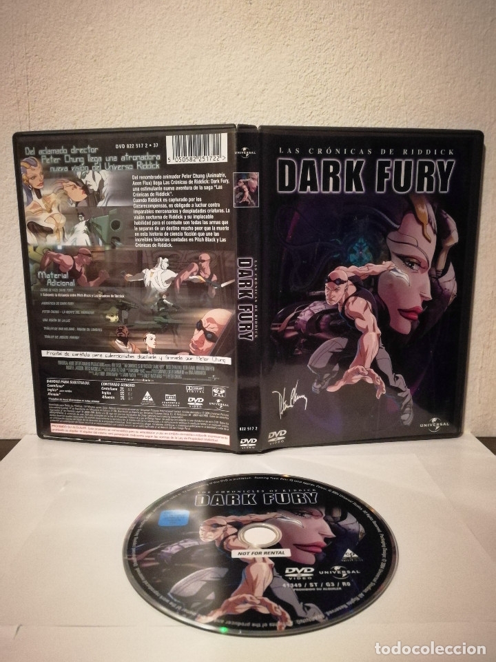 Cine: DVD ORIGINAL - LAS CRONICAS DE RIDDICK DARK FURY - ANIME - ANIMACION