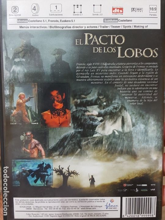 Cine: EL PACTO DE LOS LOBOS - Foto 2