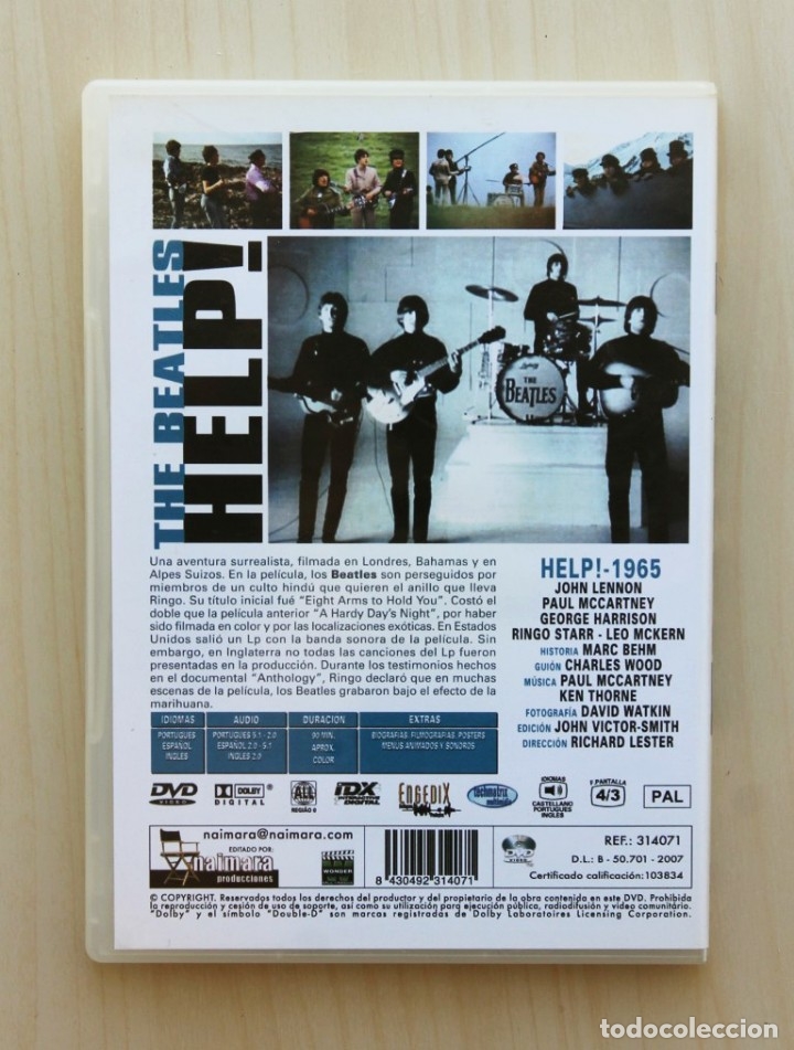 The Beatles Help Pelicula Dvd Lester Vendido En Venta Directa