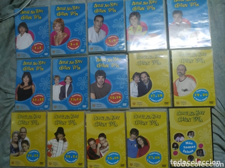 Cine: 15 DVD Pelicula con 28 capitulos y tomas Falsas de la Serie Aqui no hay quien viva