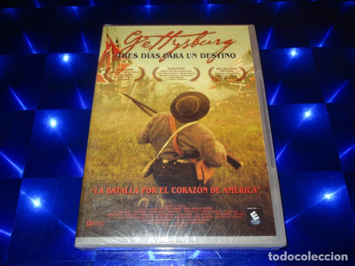 Cine: GETTYSBURG TRES DIAS PARA UN DESTINO - DVD - EUROCINE - PRECINTADA - LOGO GRIS