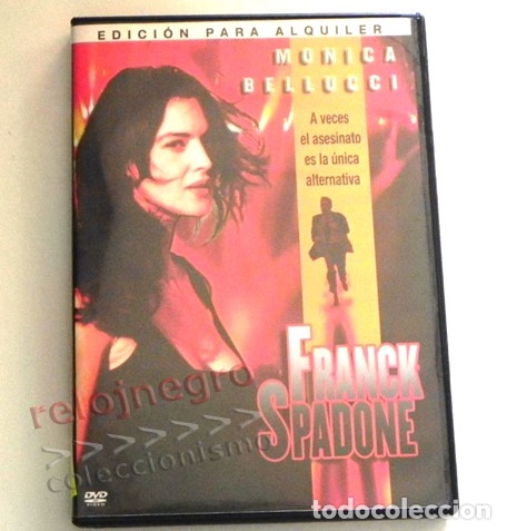 Cinema: FRANCK SPADONE DVD PEL&Iacute;CULA SUSPENSE - MONICA BELLUCCI -S. MEHNAR RICHARD BEAN CARLO BRANDT +18 A&Ntilde;OS