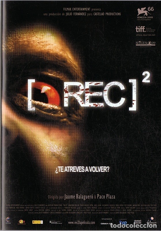 Cinema: REC 2 &iquest;TE ATREVES A VOLVER?
