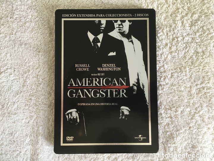 Cin&eacute;ma: DVD AMERICAN GANGSTER-CAJA METALICA