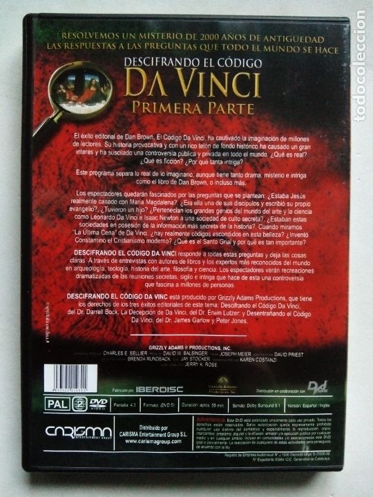 Cine: DESCIFRANDO EL C&Oacute;DIGO DA VINCI. PACK DOCUMENTAL CON 2 DVDS. - Foto 5