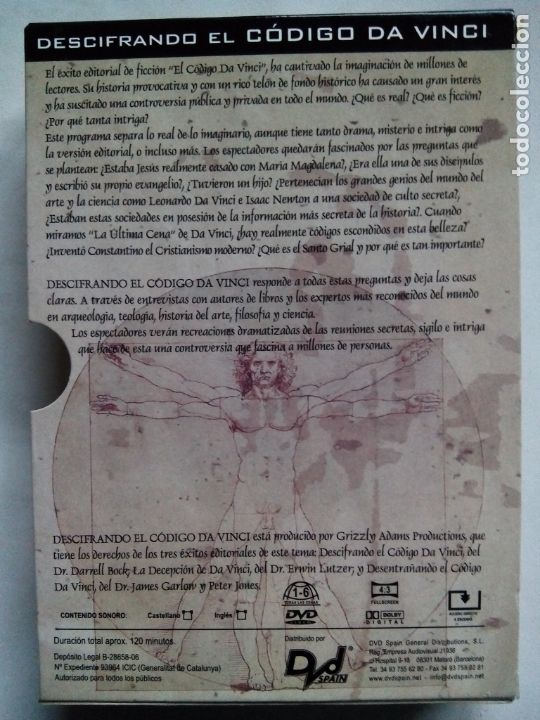 Cine: DESCIFRANDO EL C&Oacute;DIGO DA VINCI. PACK DOCUMENTAL CON 2 DVDS. - Foto 9