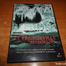 Cine: THE ST. FRANCISVILLE EXPERIMENT DVD DEL AÑO 2004 ESPAÑA TED NICOLAOU MADISON CHARAP TROY TAYLOR. Lote 176370782