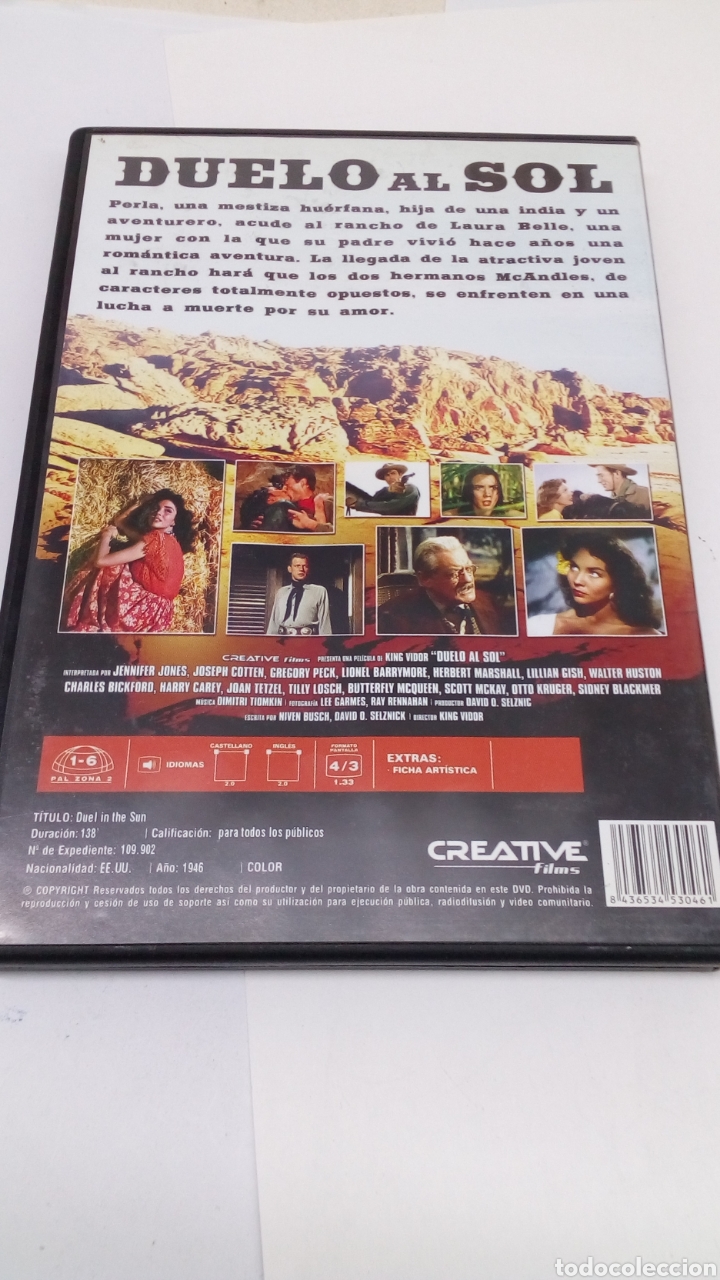 Cine: Pelicula Dvd Duelo al Sol - Foto 2