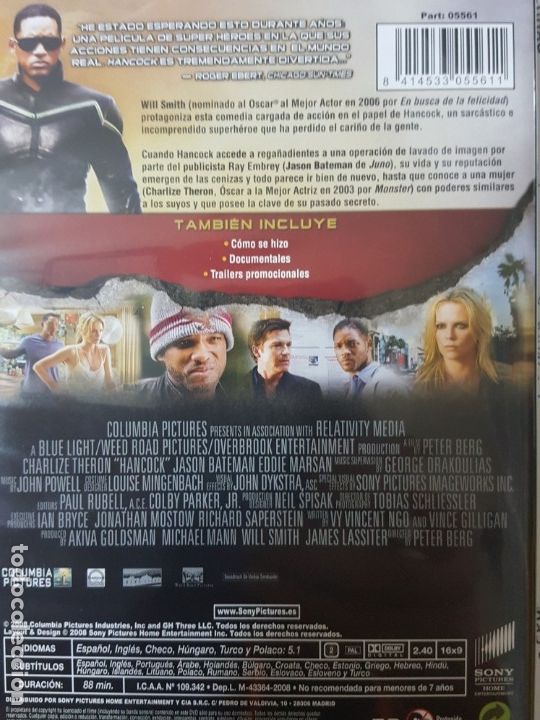 Cine: HANCOCK (DVD) - Foto 2