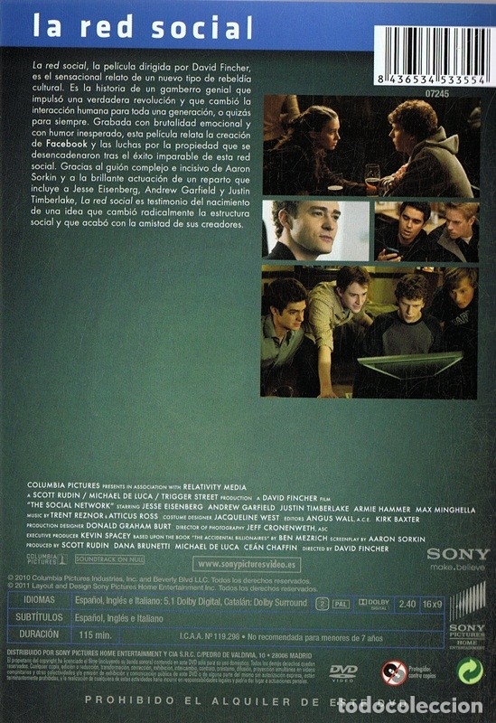 Cine: LA RED SOCIAL - Foto 2