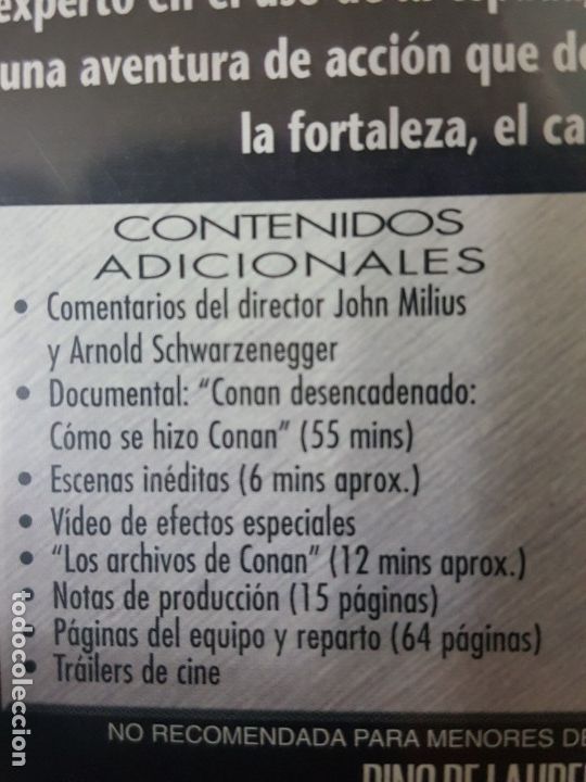 Cine: CONAN EL B&Aacute;RBARO (2 DVDS) - Foto 3