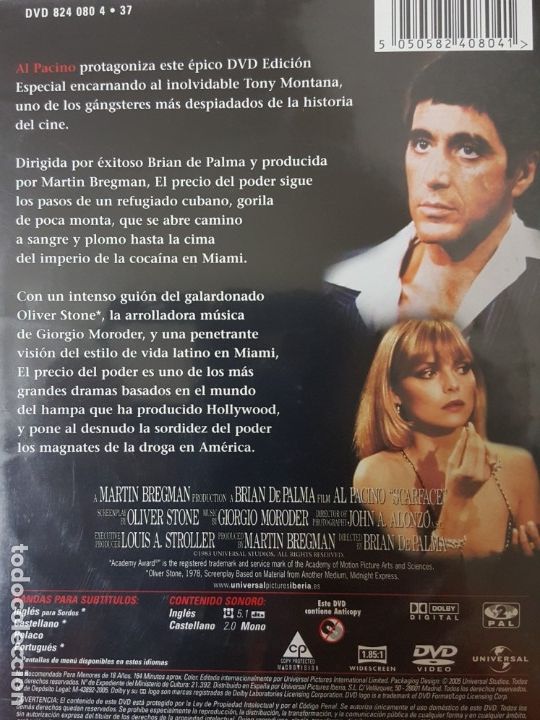 Cine: EL PRECIO DEL PODER (DVD) - Foto 2