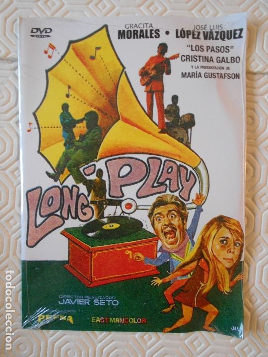 Cinema: LONG PLAY. DVD DE LA PELICULA DE GRACITA MORALES, JOSE LUS LOPEZ VAZQUEZ, LOS PASOS Y CRISTINA GALBO